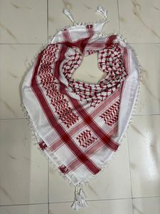 Vente en gros de foulards palestiniens multicolores arabe Kuffiyeh Ghatra en coton de style carré pour hommes musulmans adultes - Product Image 2