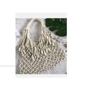 Fabriqué pour les filles Macramé Long sacs à main bandes élégantes rend la poignée d'épaule parfaite facile à transporter prix abordable le plus exigeant - Product Image 1