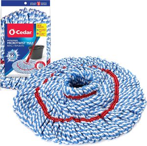 O-Cedar Genuine MicroTwist MAX Twist <b>Mop</b> <b>Head</b> Replacement | Machine Washable | Reusable | <b>Microfiber</b> Refill - Product Image 1