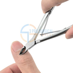 Pince à ongles en acier de qualité 3 PRO Meilleure vente Coupe-cuticules professionnel pour ongles incarnés Soins personnels Manucure - Product Image 2