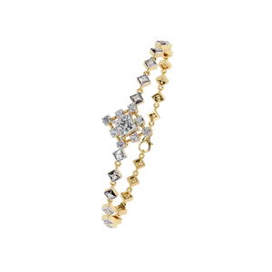 Fabulous 18K <b>Gold</b> Lab Grown Diamond Bracelet & <b>Bangle</b> - Product Image 3