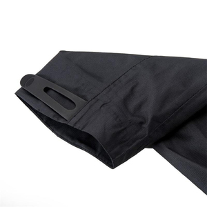 Haute demande 100% noir imperméable Softshell veste pour hommes col montant personnalisable avant conception personnalisable veste d'extérieur - Product Image 3