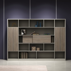 Sang trọng văn phòng hiện đại đồ nội thất bằng gỗ dọc tập tin Tủ hồ sơ Hiển thị nội các quản lý lưu trữ văn phòng kệ sách - Product Image 6