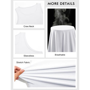 Fabricant de vêtements respirants, débardeur pour hommes, mode tendance, vêtements de sport, débardeur uni pour hommes - Product Image 5