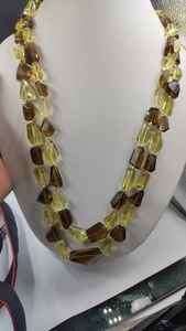 Perles de quartz citron naturel faites à la main, facettées, jaunes/marron, 9x13-13x19mm, longueur de brin de 20 pouces, artisanales - Product Image 6