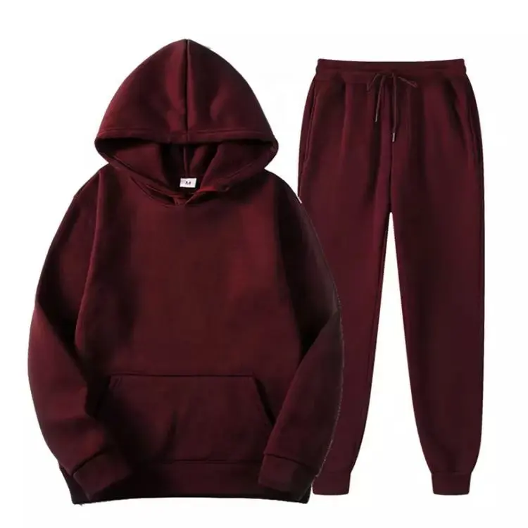 Erkekler 2 parça setleri crewneck unisex eşofman özel sweatsuits erkekler ve kadınlar için set kış eşofman