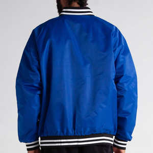 Veste universitaire d'hiver pour homme de haute qualité, pull noir uni avec patch brodé personnalisé, vestes en cuir lavé respirantes - Product Image 5