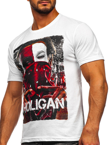 T-shirt Streetwear délavé vintage, coupe ample unisexe, coton respirant, impression personnalisée prêt-incontournable été rétro Street Tee - Product Image 2