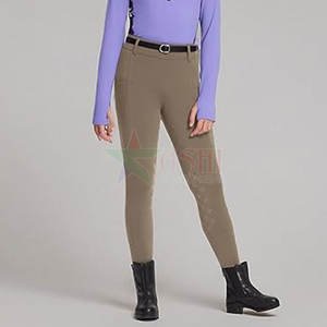 Leggings de Equitación para Niños 2026 con Agarre Completo Antideslizante, Agarre de Silicona en las Rodillas, Impermeables, Resistentes al Viento, de Spandex/Poliéster para Niños - Product Image 4