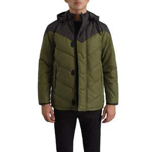 Manteau à bulles chaud de luxe pour hommes, imperméable, respirant, veste d'hiver d'extérieur avec logo personnalisé, fournisseur en gros - Product Image 4