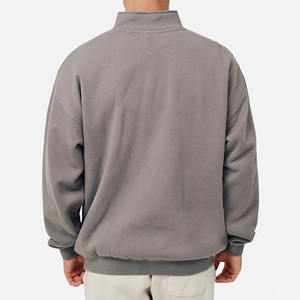 Sweat-shirt à demi-zip Design de qualité supérieure à fort impact Marque privée Style unique Vente à chaud Sweat-shirt à demi-glissière - Product Image 2