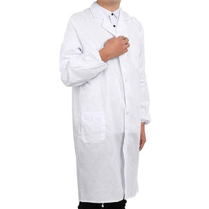 Moda Hospital Uniforme Bata de laboratorio para hombres Doctor Hospital Uniforme Scrub Enfermera Bata de laboratorio Fábrica al por mayor Transpirable - Product Image 3