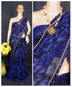 Banarasi Cotton Saree with Unstitched Blouse Piece for Women Wholesale Lowest Price Textile <b>Market</b> Surat Gujarat Ethnic Garment Alphanumero - Product Image 6