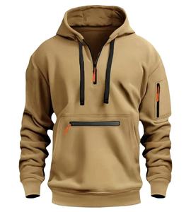 Sudadera Casual de Moda para Hombre con Bolsillo en el Brazo y Diseño de Cordón Ajustable, Fabricada por BS 2026 - Product Image 4