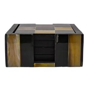 Posavasos de cuerno de búfalo utilizado para servir té y café en restaurante y hogar a bajo precio - Product Image 3