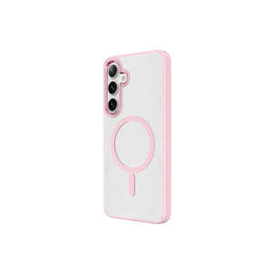 Étui en silicone rose de luxe Netzy pour Samsung Galaxy S24 Plus compatible MagSafe Protection pour téléphone portable - Product Image 1