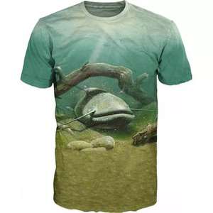 Precio barato OEM 2025 100% poliéster impresión personalizada Slim Fit elegante manga corta pesca camisas peso ligero camisetas - Product Image 2