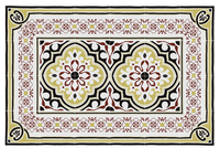 Longstar 2024 vente en gros de carreaux de motif marocain tapis arabe comme des carreaux de porcelaine de sol en céramique rustique
