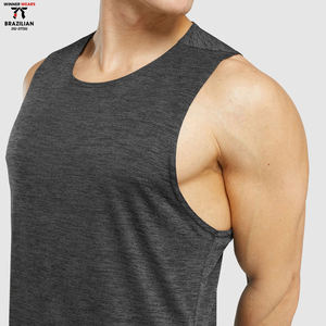 2022 Custom Men's Cotton <b>Stringer</b> Gym <b>Vest</b> Fitness Singlet Casual Workout Tank Top Wholesale Customized Bodybuilding Gear - Product Image 5