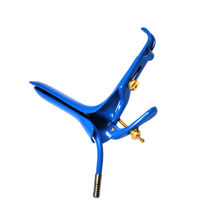 Roestvrijstalen Electro Vaginale Speculum Blauw Gecoat Diathermy Cusco En Graven Speculums Met Rookbuis - Product Image 6
