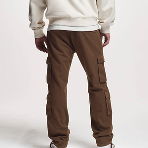 Pantalones Cargo de Trabajo para Hombre, Elegantes y Funcionales, con Múltiples Bolsillos, Bolsillos con Cremallera y Botón de Cierre Frontal, Talla OEM - Product Image 6