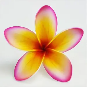 Produto premium de flor de espuma plumeria frangipani, com padrão de impressão de tatuagem exclusiva