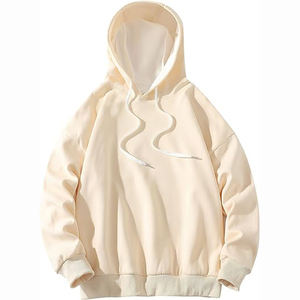Sudaderas con capucha de algodón personalizadas para hombre con hombros caídos, jersey liso de peso pesado OEM para hombre, Sudadera con capucha de gran tamaño en blanco para hombre, 100% algodón - Product Image 1