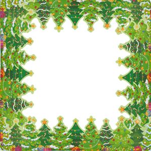 Ghirlanda di natale alla moda luci magneti decorativi bacheca bordi 2cm quadrati natale magnetico decoro sacchetti confezionati - Product Image 1