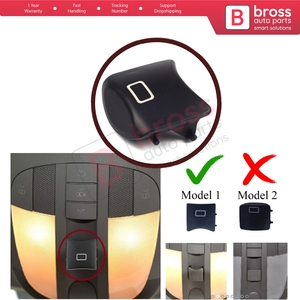 Cache-bouton de commande de toit ouvrant noir BSR624 pour Mercedes ML Class W164, GL Class X164, R Class W251 16482071858K67 - Product Image 5