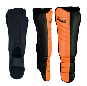 Protector de Piernas de Artes Marciales Personalizado de Cuero Estilo 2025 para Kickboxing, MMA, Muay Thai - Product Image 1