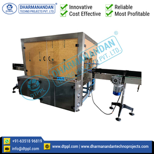 Machine d'étiquetage automatique ronde BOPP à vitesse maximale 250BPM à haute productivité de technologie avancée de meilleure performance d'Inde - Product Image 2