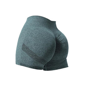 2025 Short de sport personnalisé à la mode Sports Fitness Workout Yoga Couleur unie et sublimé Plus Size en Spandex/Nylon - Product Image 6