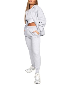 Trajes de jogging para mujer más vendidos, nuevo modelo, conjunto de 2 piezas, chándal transpirable ecológico de talla grande al por mayor - Product Image 1