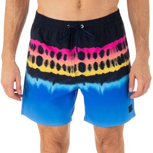 Shorts de bain décontractés pour hommes, 100 % polyester, taille mi-haute, imprimés par sublimation personnalisée, respirants, écologiques, anti-plis et séchage rapide - Product Image 1