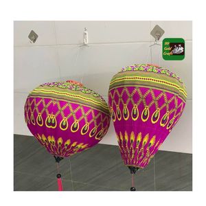HOT <b>SALE</b> 2025 VIETNAM MOUNTAINOUS BROCADE FABRIC <b>LANTERN</b> QUICK <b>SALE</b> SPECIAL EVENT DECORATION HANGING <b>LANTERNS</b> - Product Image 5