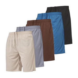 Wholesale High Quality Solid High Waist Drawstring Closure <b>Running</b> Sweat <b>Shorts</b> <b>with</b> Inner <b>Liner</b> Anti-Chafe Quick Dry - Product Image 4