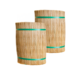 Tapete de Junco Ecológico para Envolver Troncos de Árboles, Rollo Popular de Color Natural - Product Image 1