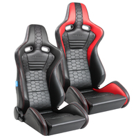 Siège de voiture de sport inclinable SSCUS Viper 320 PU le plus vendu avec un matériau durable et s'adapte à n'importe quel véhicule