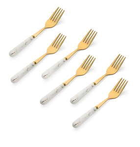 Cuchara de mármol y latón de diseño admirable, superventas, nuevo diseño, precio barato, cuchara sólida, mango de piedra blanca - Product Image 3