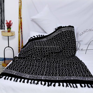 Manta de verano de alta calidad, juego de cama de algodón hecho a mano para sofá y bloque de viaje, manta de verano de alta calidad impresa - Product Image 2