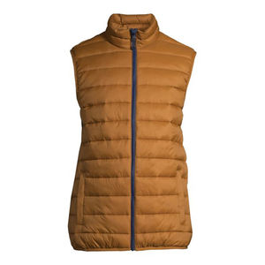 แจ็กเก็ตแขนกุดสำหรับผู้ชายเสื้อแจ็กเก็ตแขนกุดผ้าไนลอนคอตั้งสำหรับผู้ใหญ่ - Product Image 5