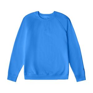 Sudadera de Invierno Ecológica Personalizada para Mujer, Transpirable, Resistente al Viento, de Poliéster/Algodón, con Forro Polar, Bordada/Estampada en la Parte Delantera, Color Azul - Product Image 1