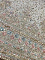 Tissu Soie Brodé Fantaisie Tissus Respirant Lehnga Kurti Vêtements de Travail pour Filles Enduit Plaine Styles Tricoté Tissé Techniques
