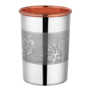High Quality Gorgeous Look Pure Copper Tumbler Glass <b>Cup</b> for Water Decorated Tumbler <b>Large</b> Custom for Drinking Ware - Product Image 1