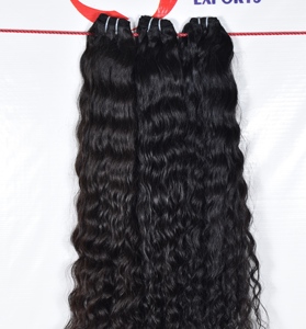 Extensiones de cabello humano indio sin procesar alineadas con cutícula de Color Natural 100% paquete crudo procesamiento químico de Vietnam sin trenzado - Product Image 4