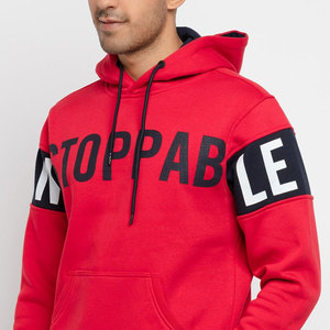 Diseño adecuado de fábrica Buena calidad Traje de moda Hombres Sudadera con capucha Peso medio 350GSM Sudadera con capucha de mezcla de algodón básico para hombres - Product Image 5