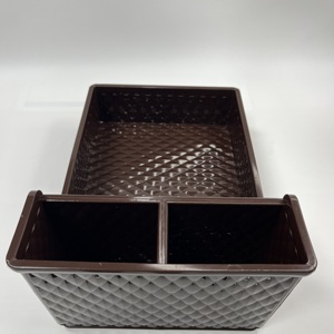 Bandeja organizadora de cubiertos para palillos, diseño que ahorra espacio con plástico PP virgen antibacteriano, producción Flexible OEM ODM - Product Image 5