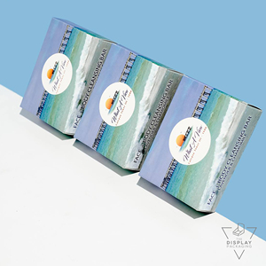 Boîte en papier kraft imprimée personnalisée pour la crème naturelle pour les yeux, hydratant quotidien, soins de la peau au citron et emballage cosmétique de 30ml - Product Image 4