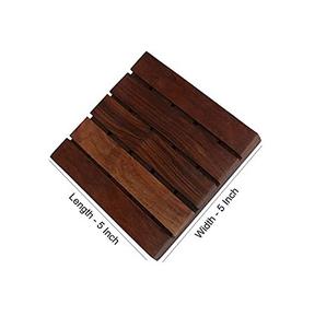 Ooden-posavasos decorativo de madera, diseño único, acabado pulido - Product Image 6