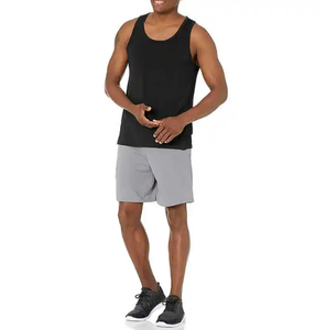 Meilleure vente débardeur d'entraînement décontracté pour hommes de haute qualité séchage rapide vêtements actifs respirant tricoté méthode de tissage - Product Image 3